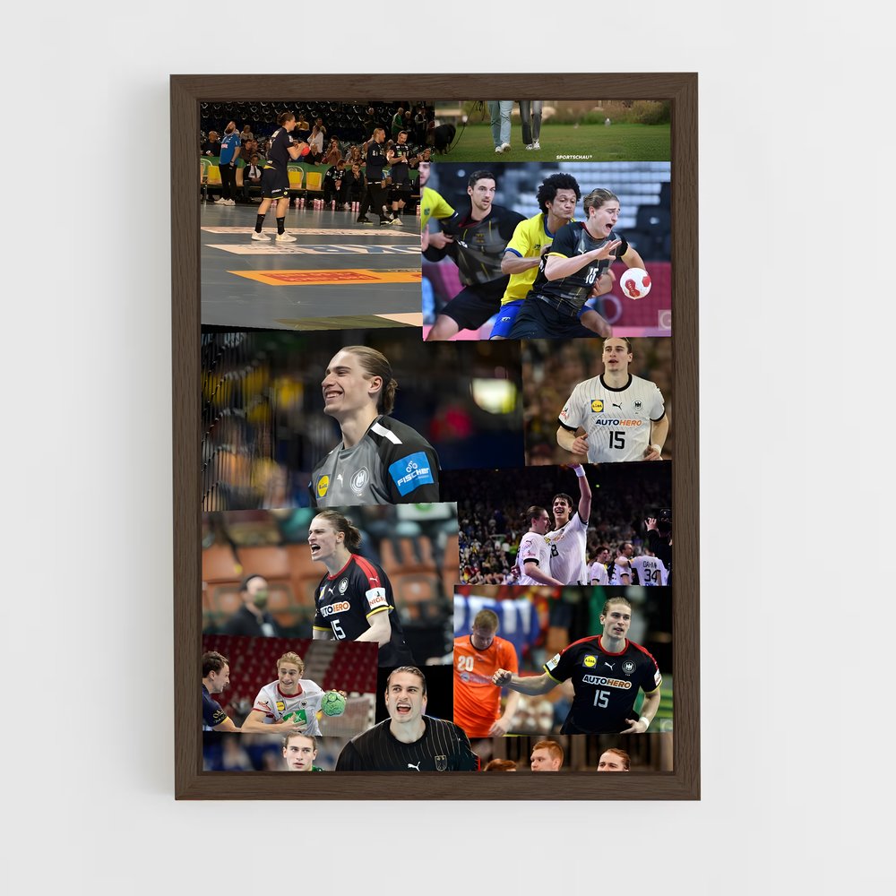 Poster L'Atmosphère du Stade – affiche Handball (vue 5)
